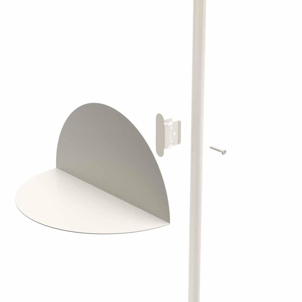 מדפי קיר SOLIS לבן