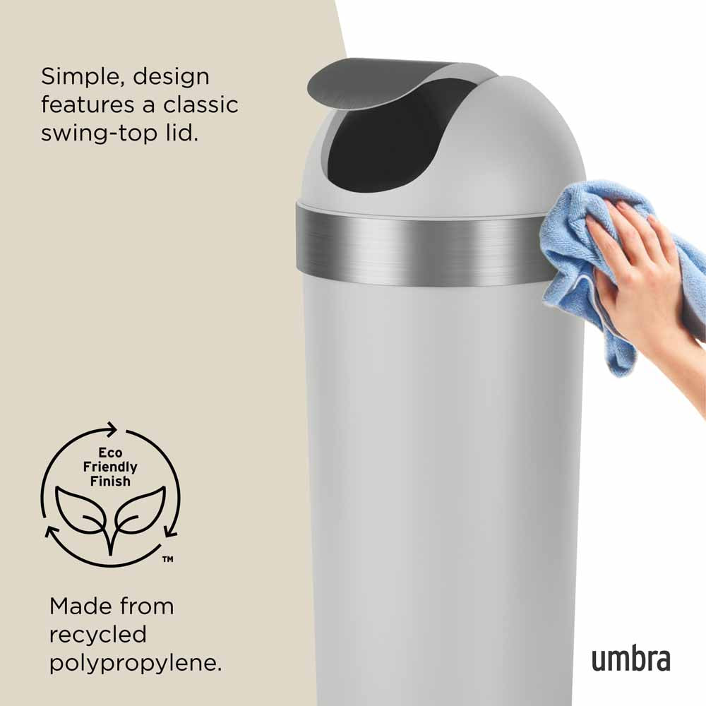 פח עם מכסה, 62 ליטר VENTTI אפור