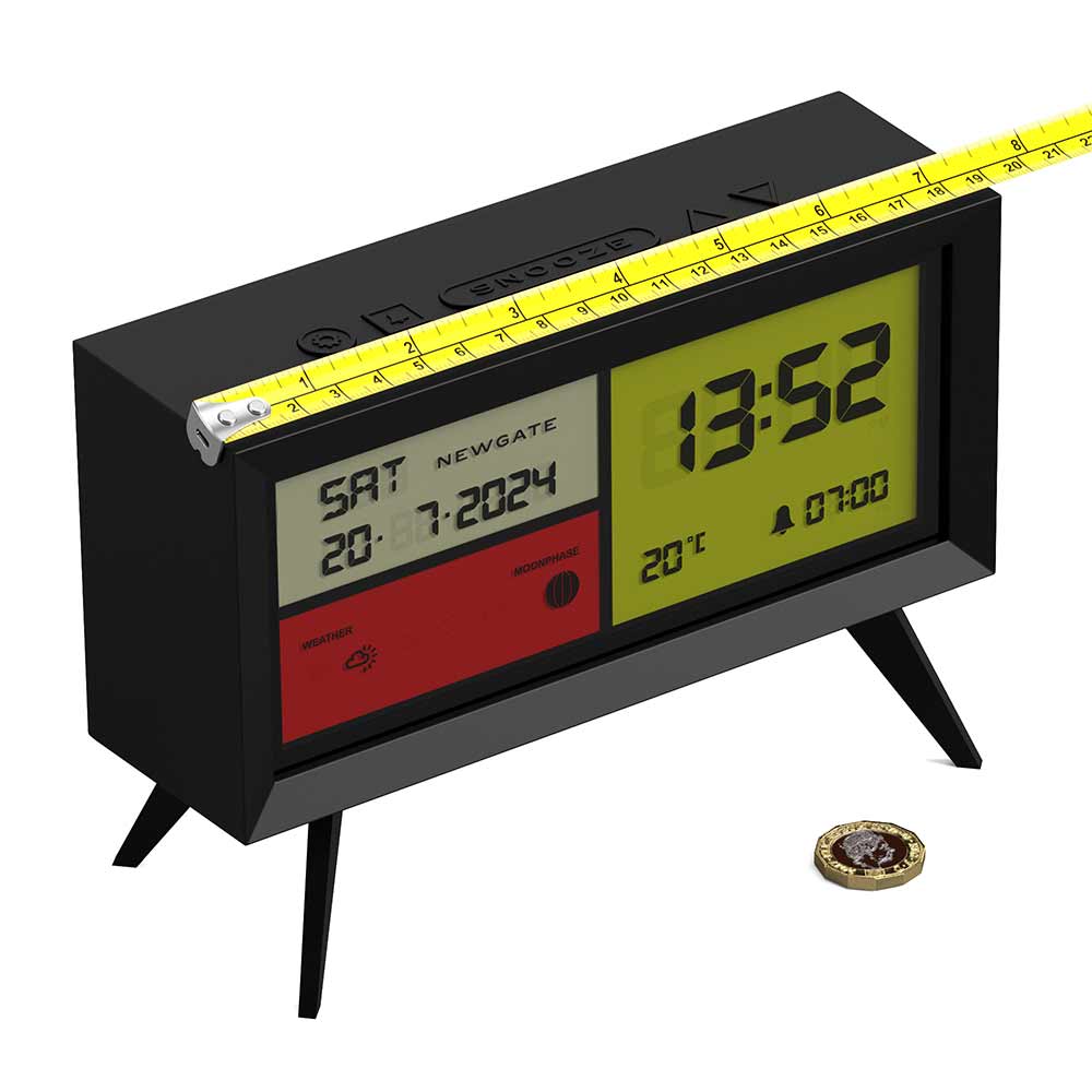 Spectronoma Black Alarm Clock