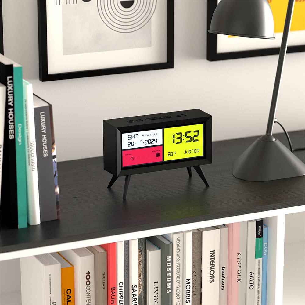 Spectronoma Black Alarm Clock