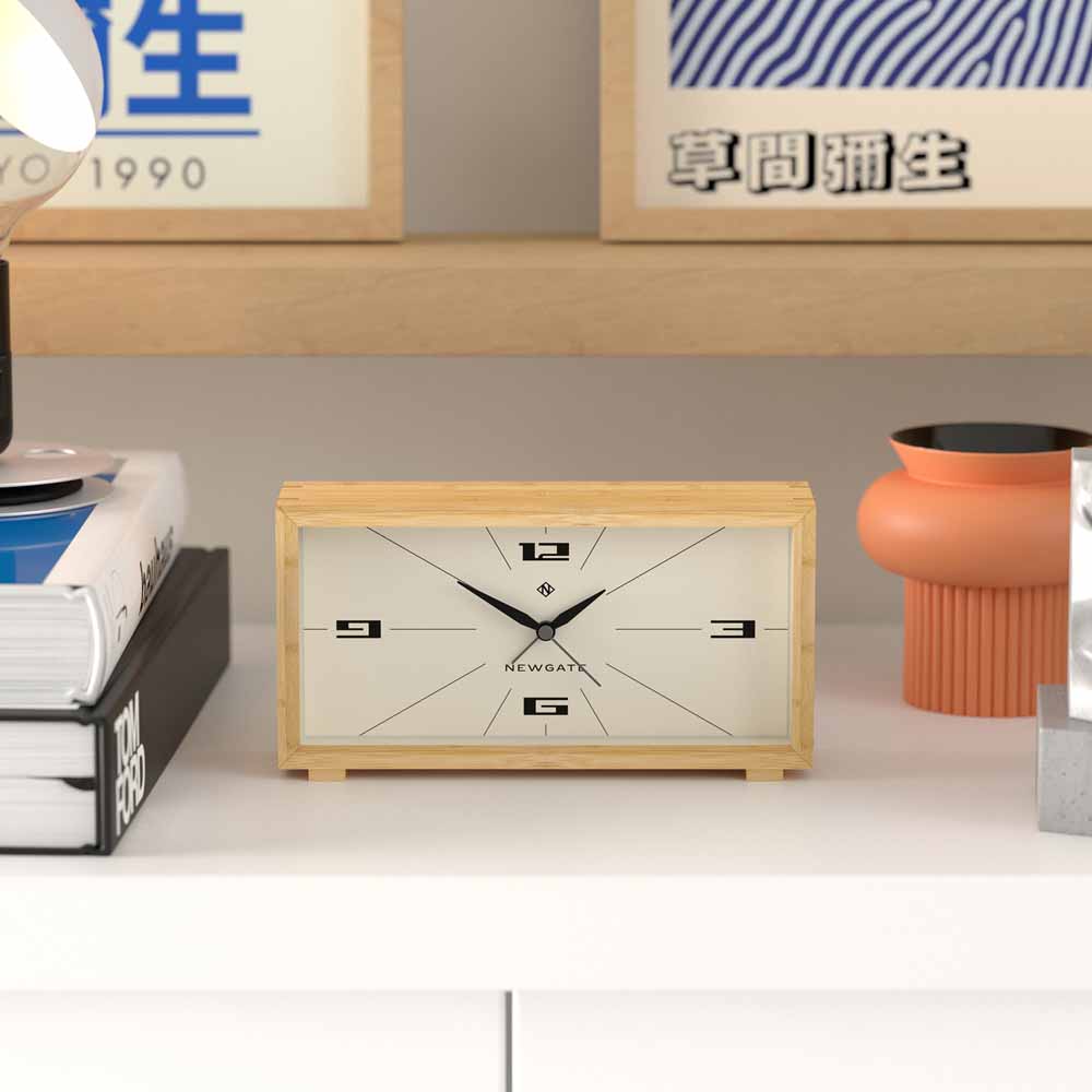 LEMUR Square Wooden Alarm Clock