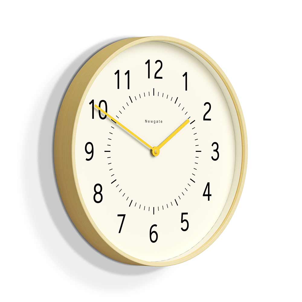 שעון קיר גדול Monopoly צהוב
