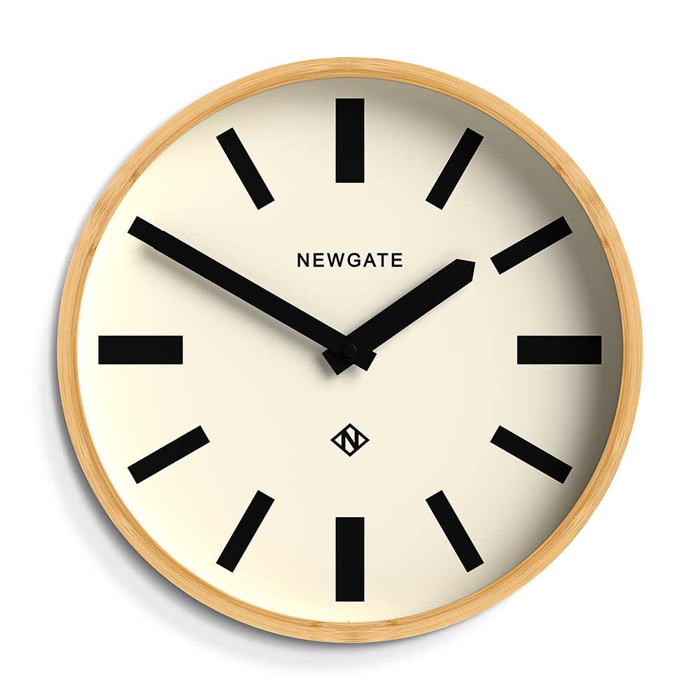 Bali large bamboo wall clock