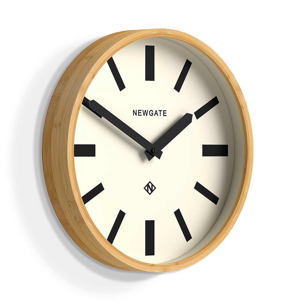 Bali large bamboo wall clock