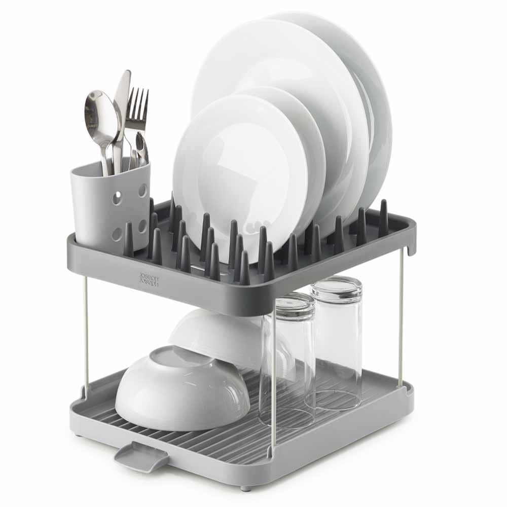 מעמד ייבוש כלים 2 קומות אפור DUO