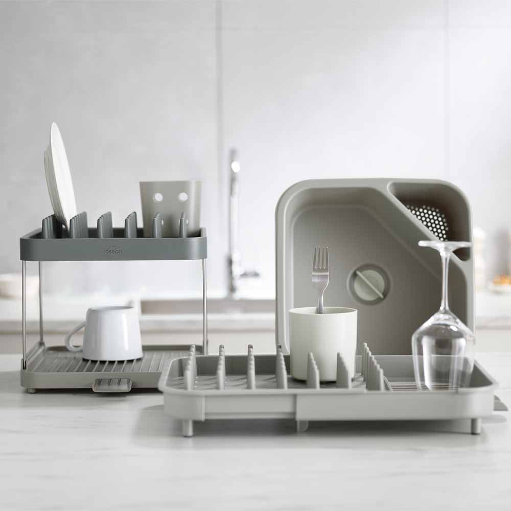 מעמד ייבוש כלים 2 קומות אפור DUO