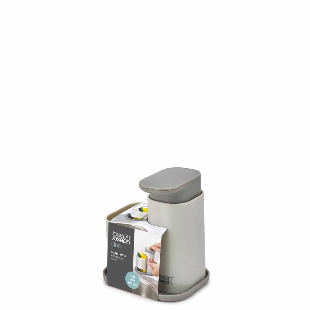 דיספנסר לסבון עם מחזיק ספוג DUO