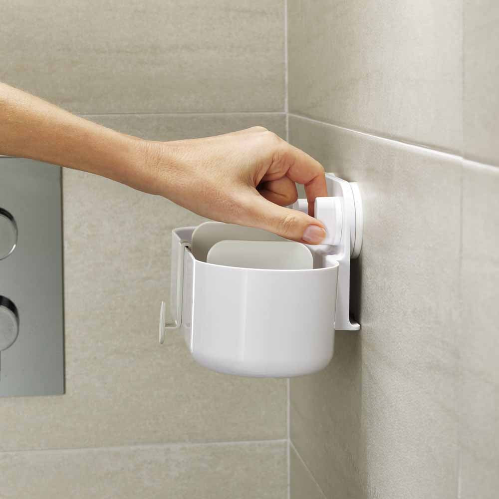 DUO White Toothbrush Holder