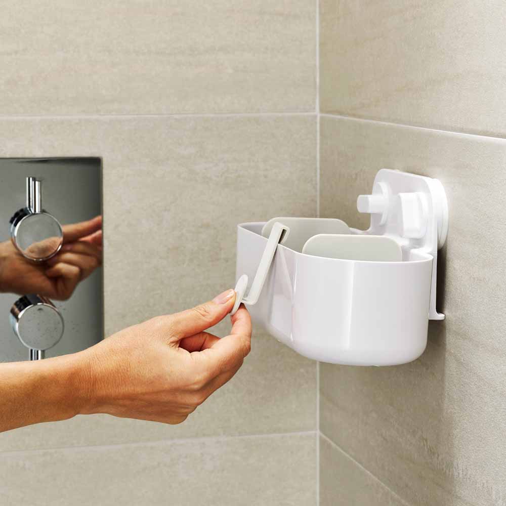DUO White Toothbrush Holder