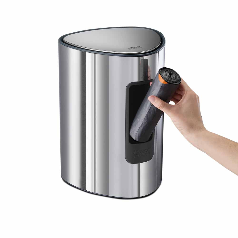 פח לשירותים EasyStore Luxe כסוף