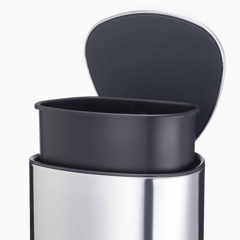 פח לשירותים EasyStore Luxe כסוף