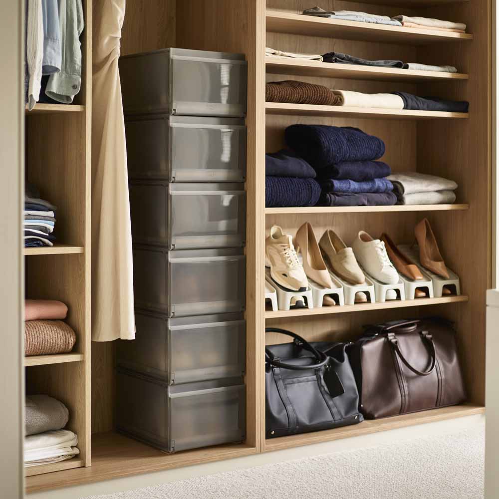 סט 6 קופסאות אחסון לנעליים Shoecase