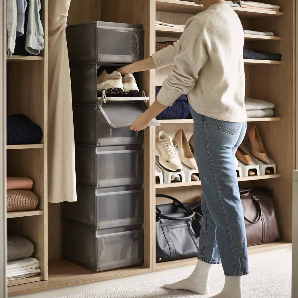סט 6 קופסאות אחסון לנעליים Shoecase