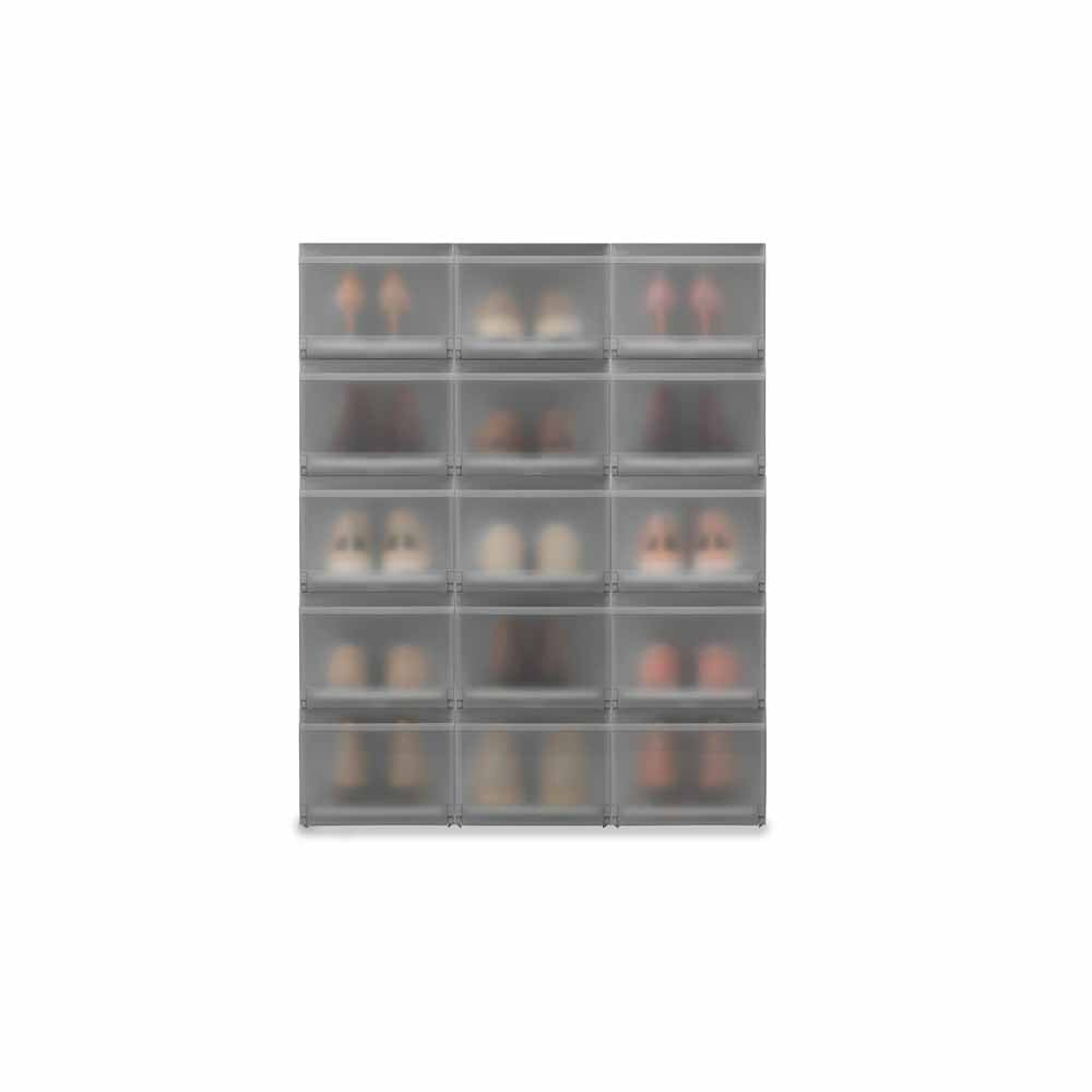סט 6 קופסאות אחסון לנעליים Shoecase