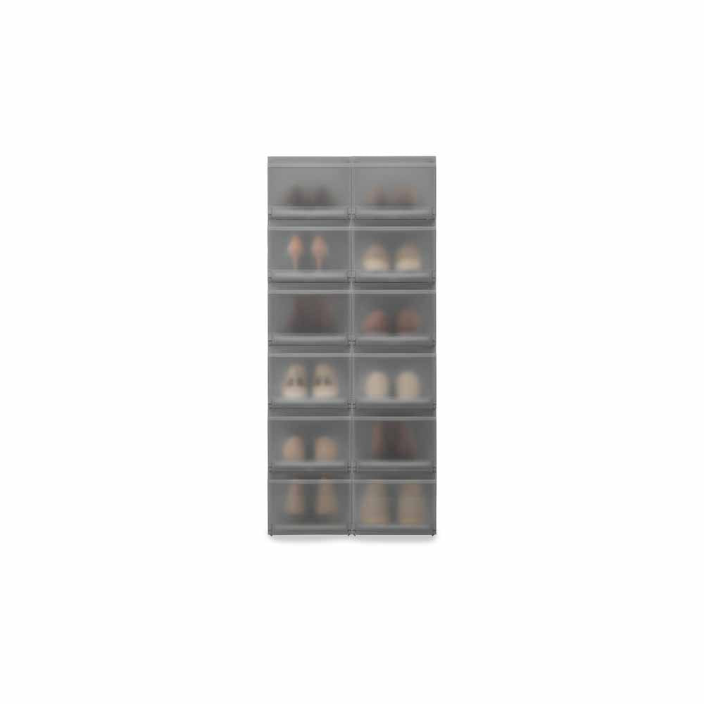 סט 6 קופסאות אחסון לנעליים Shoecase