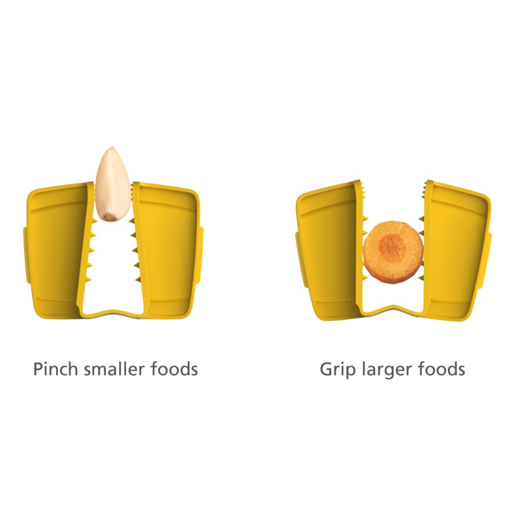 פומפיה עם כלי אחיזה צהוב