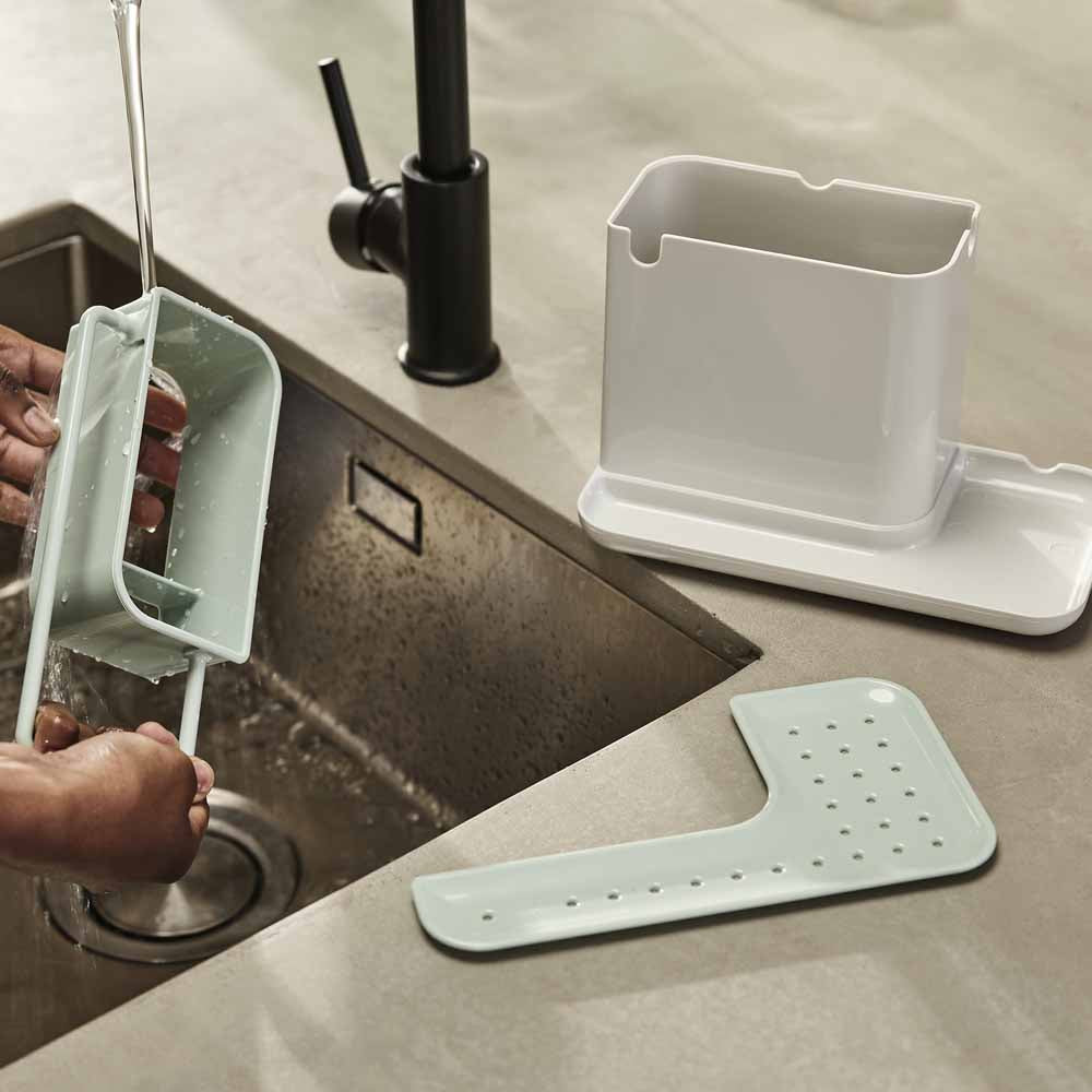 ארגונית לכיור CADDY אפור בהיר /ירוק