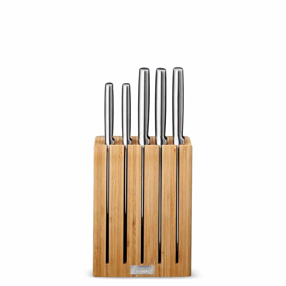 ELEVATE 5-Piece Knife Set with Bamboo Stand