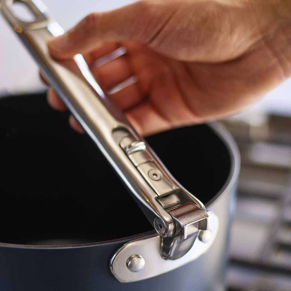 סט 3 קלחות SPACE 15+19+23 ס"מ עם מכסים ואחסון (10 חלקים)