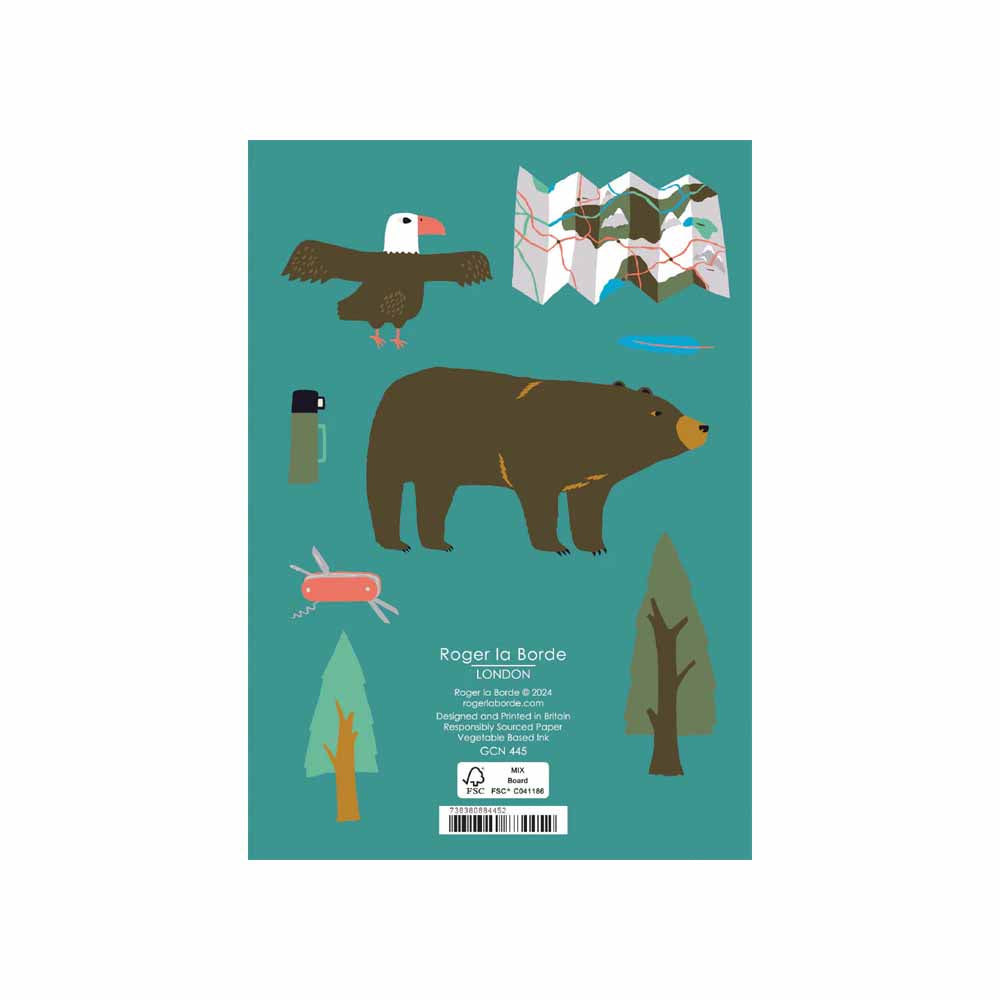 Birthday Greeting Card Camping GCN 445