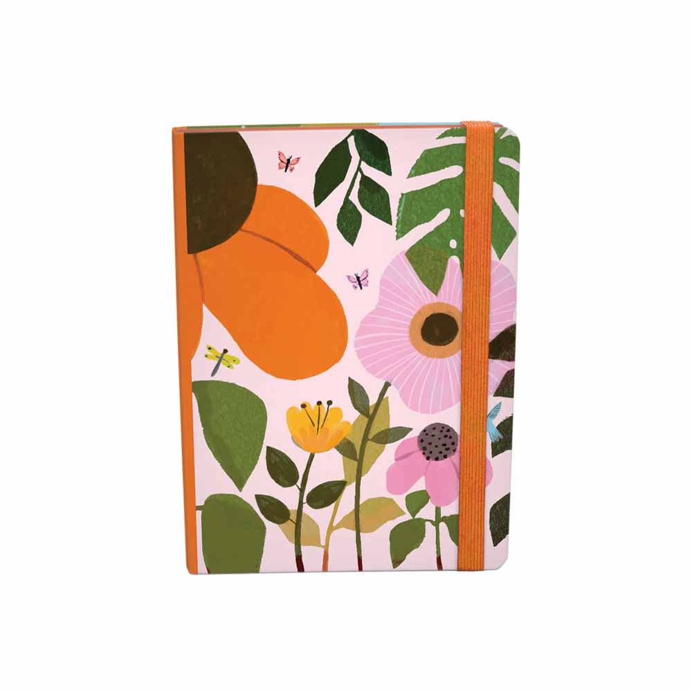 פנקס פרחים ורוד A5 195