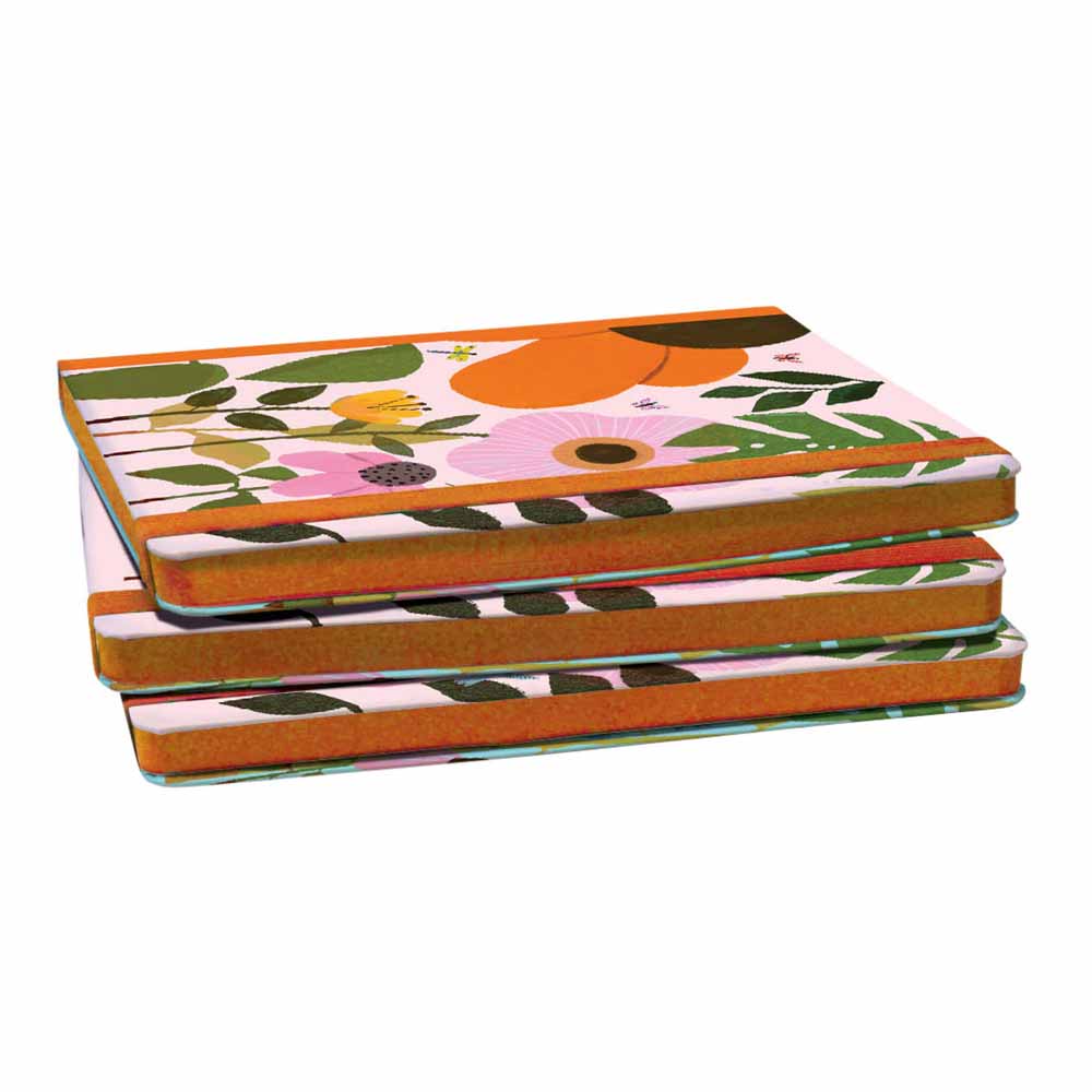 פנקס פרחים ורוד A5 195