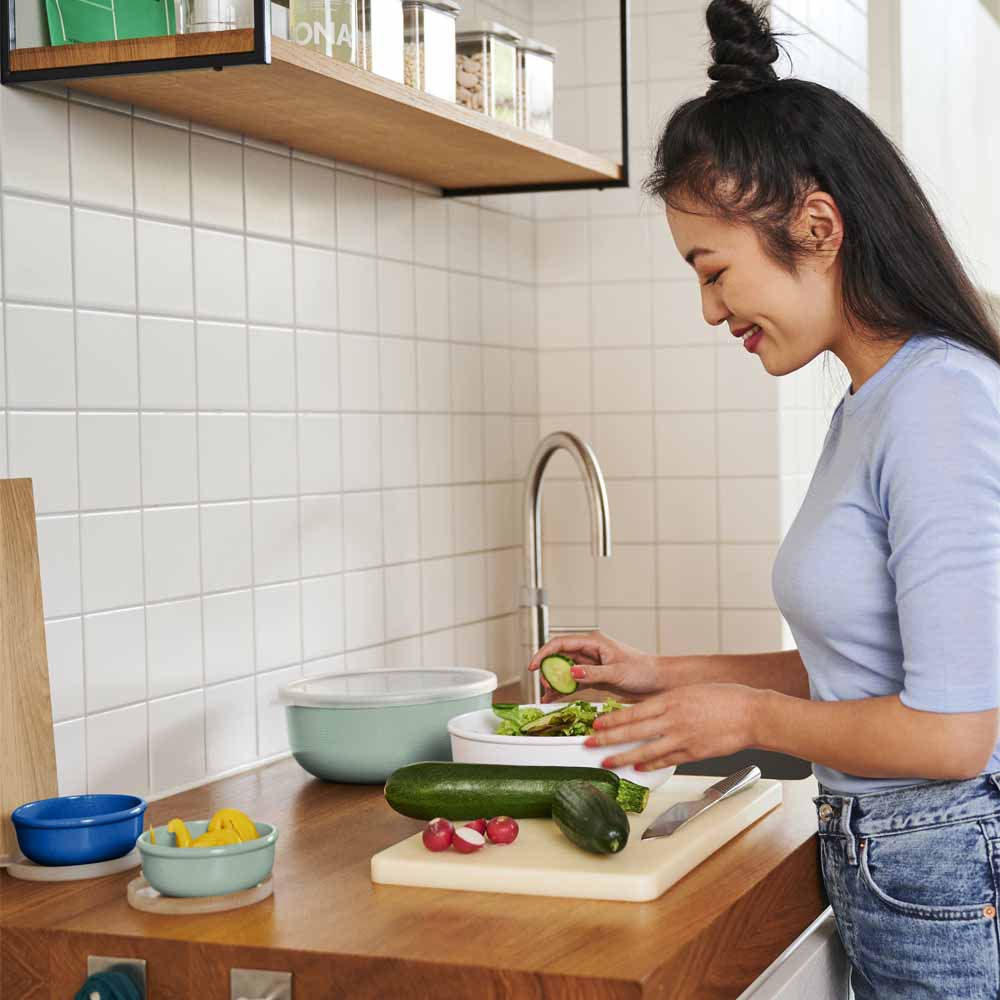 סט 3 קערות אוכל עגולות LUMINA לבן