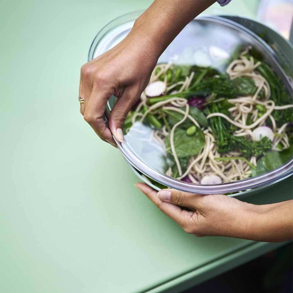 קערת הגשה עם מכסה 5 ליטר SILUETA לבן