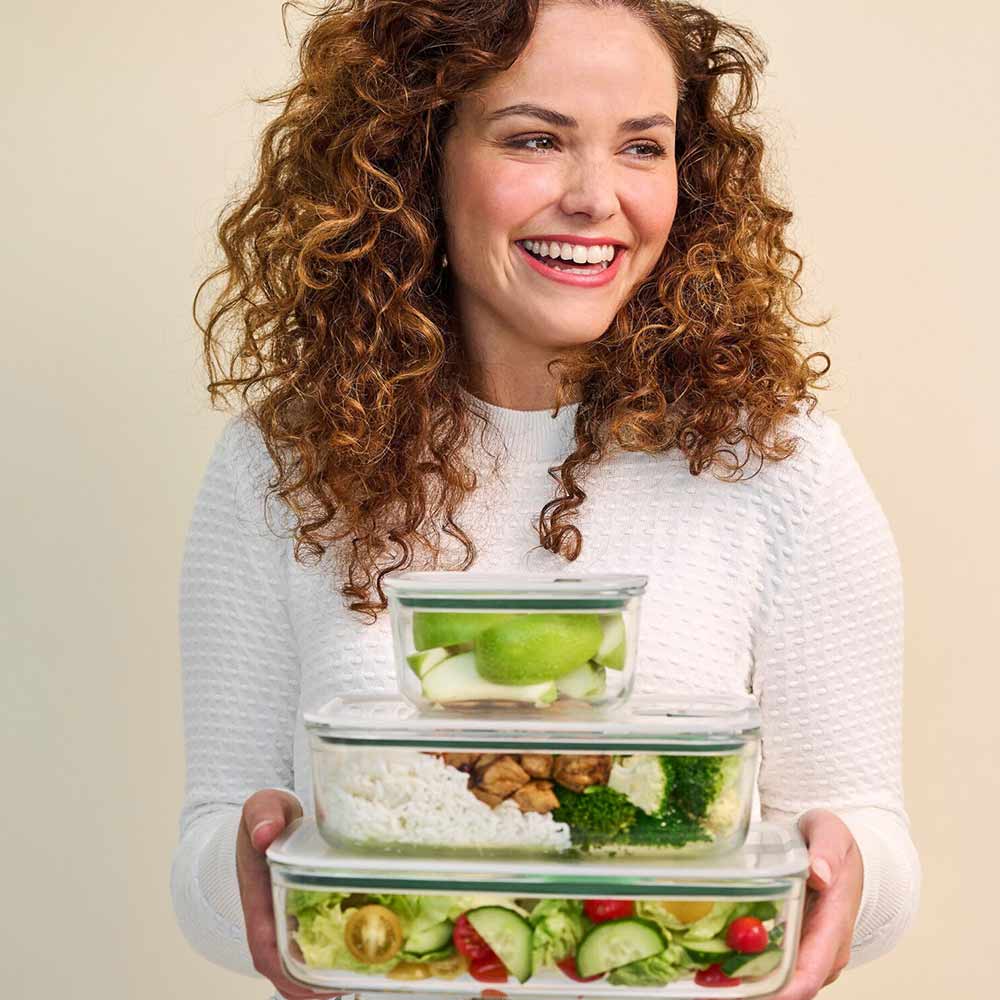 easyclip SAGE 2.25 L Glass Lunch Box