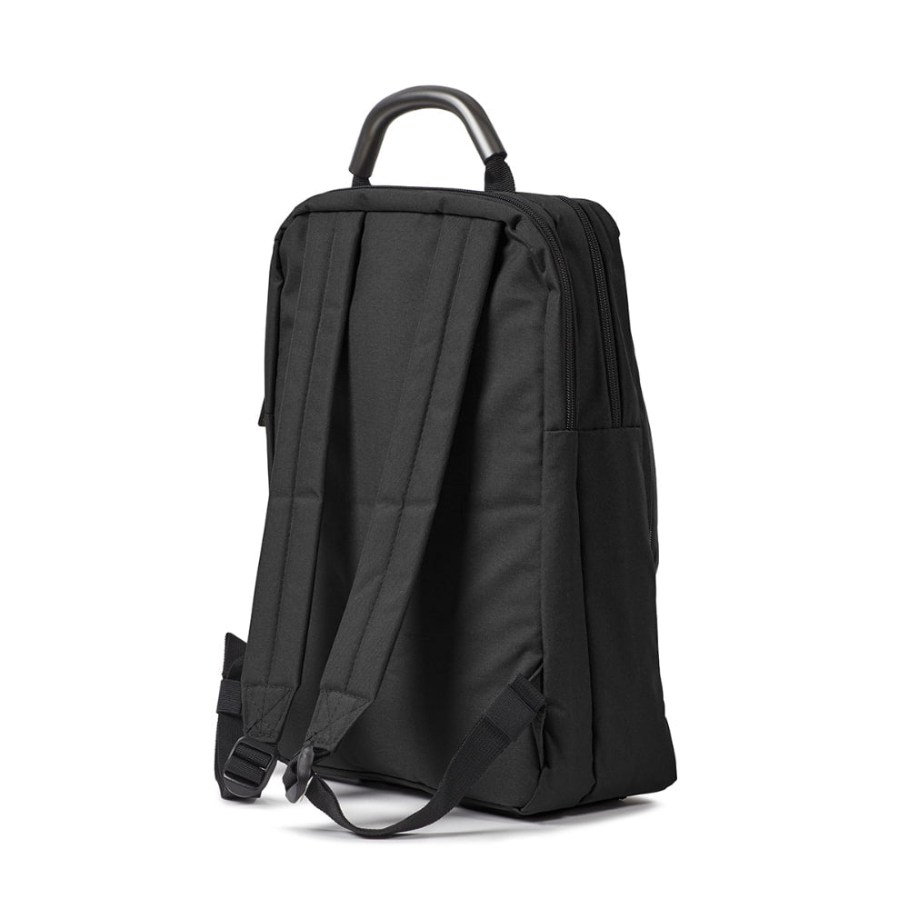 Black double backpack