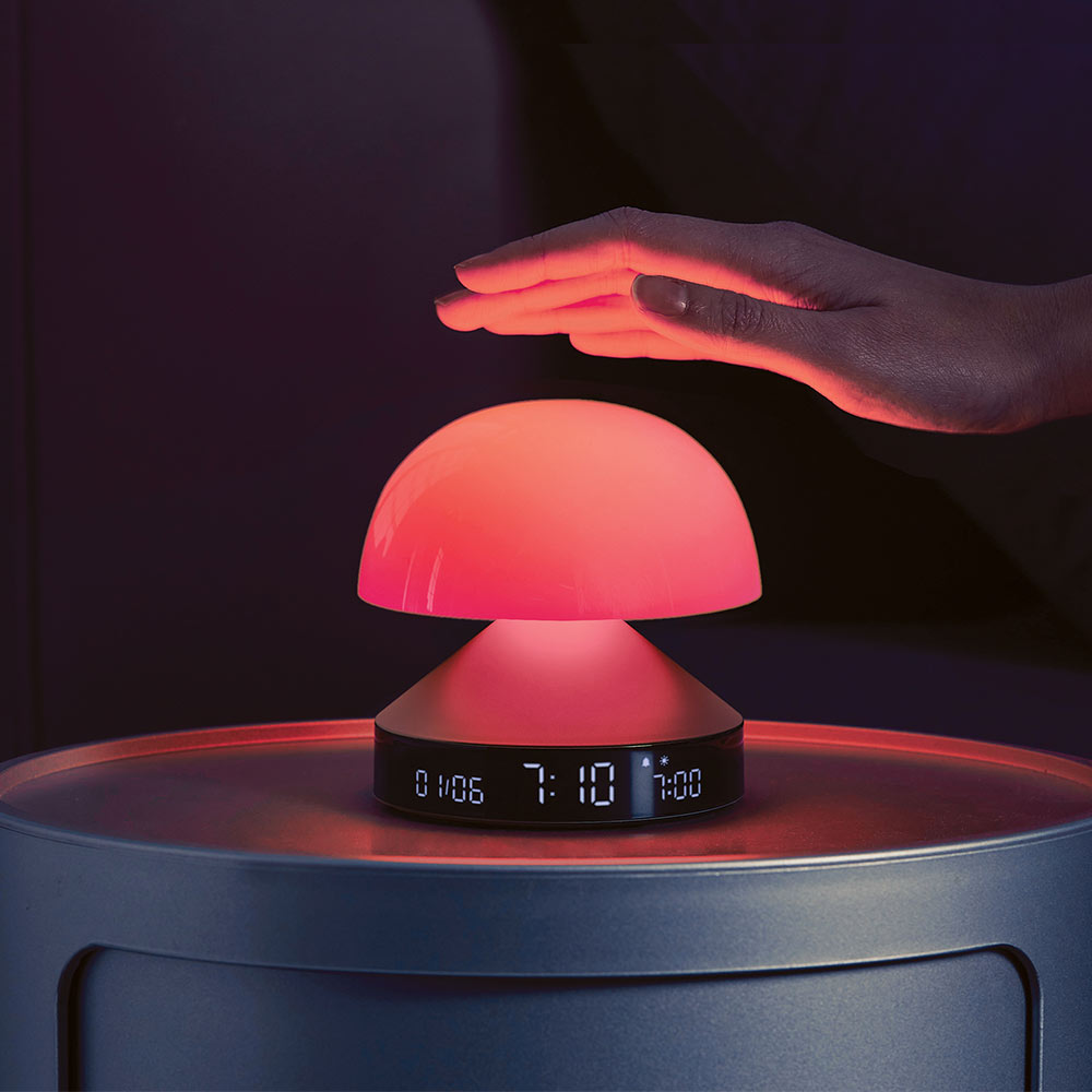 MINA SUNRISE Bordeaux Lamp Alarm Clock