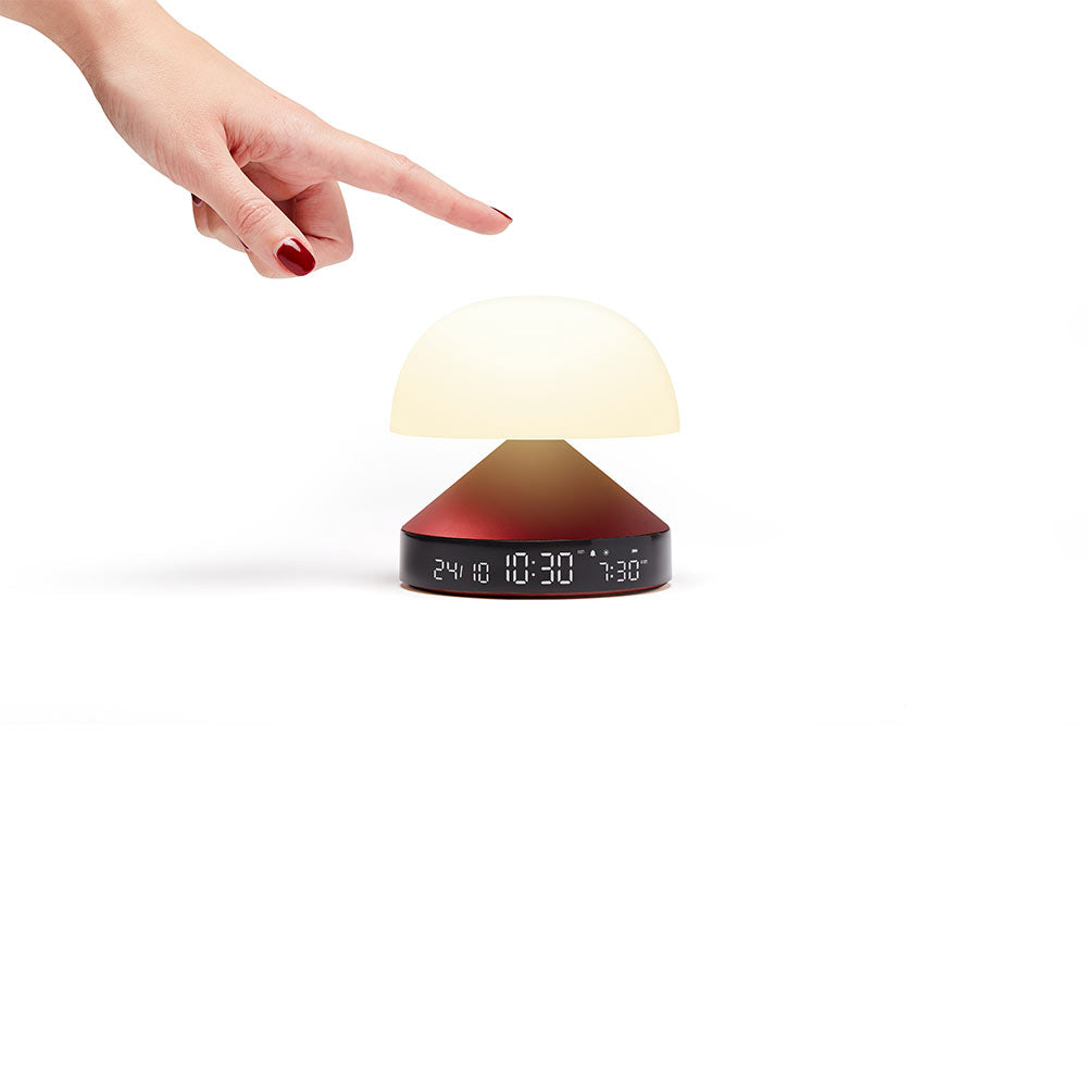 MINA SUNRISE Bordeaux Lamp Alarm Clock