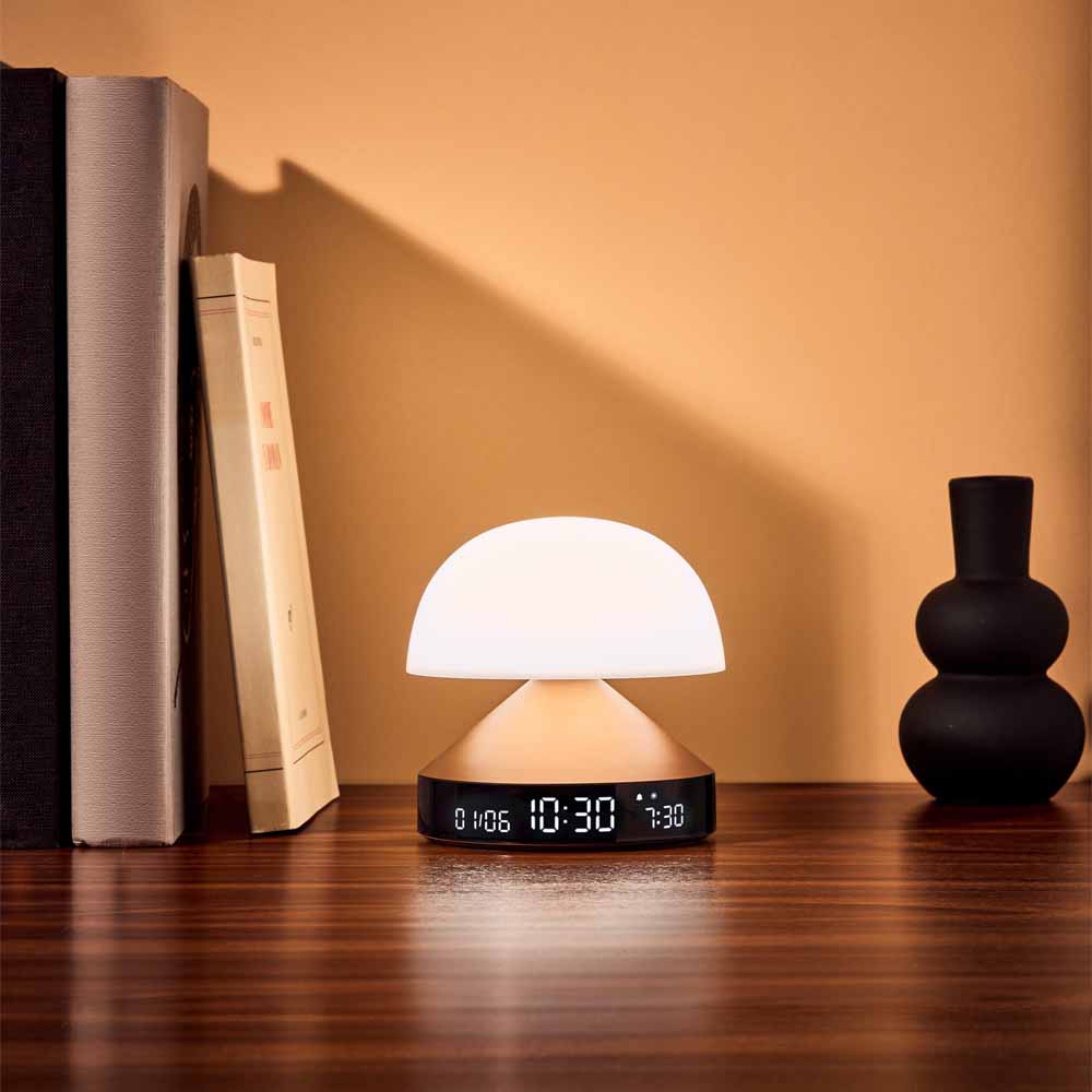 מנורה ושעון MINA SUNRISE זהב LR153MD