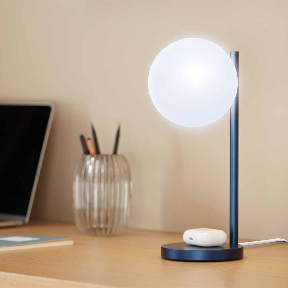 מנורת BUBBLE כחול כהה