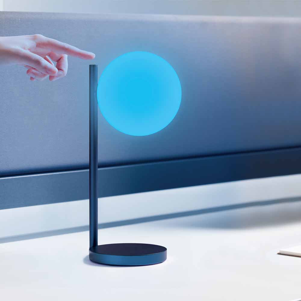 מנורת BUBBLE כחול כהה