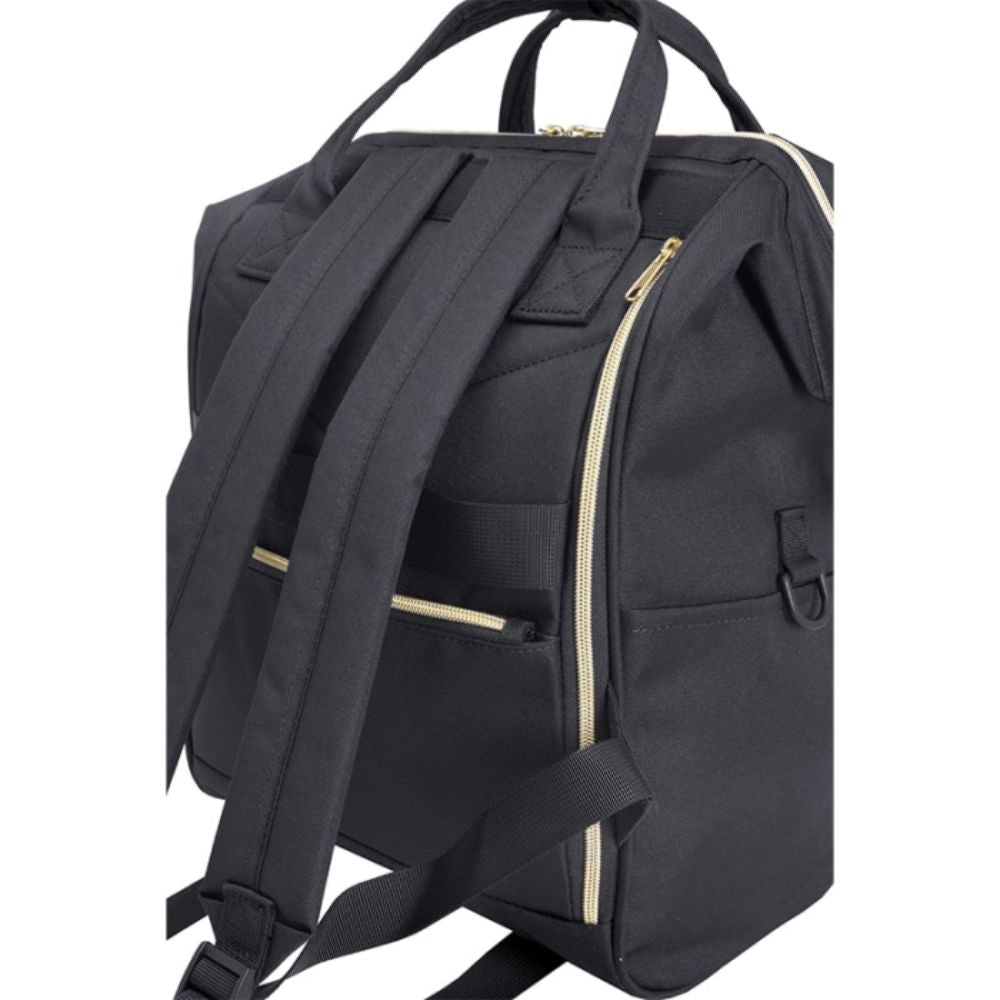 Backpack S brown grey yellow 0197