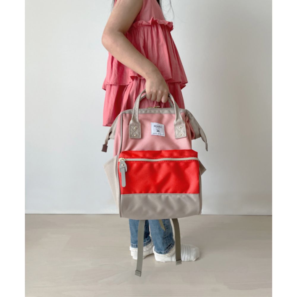 Backpack XS Red Pink Gray 4373