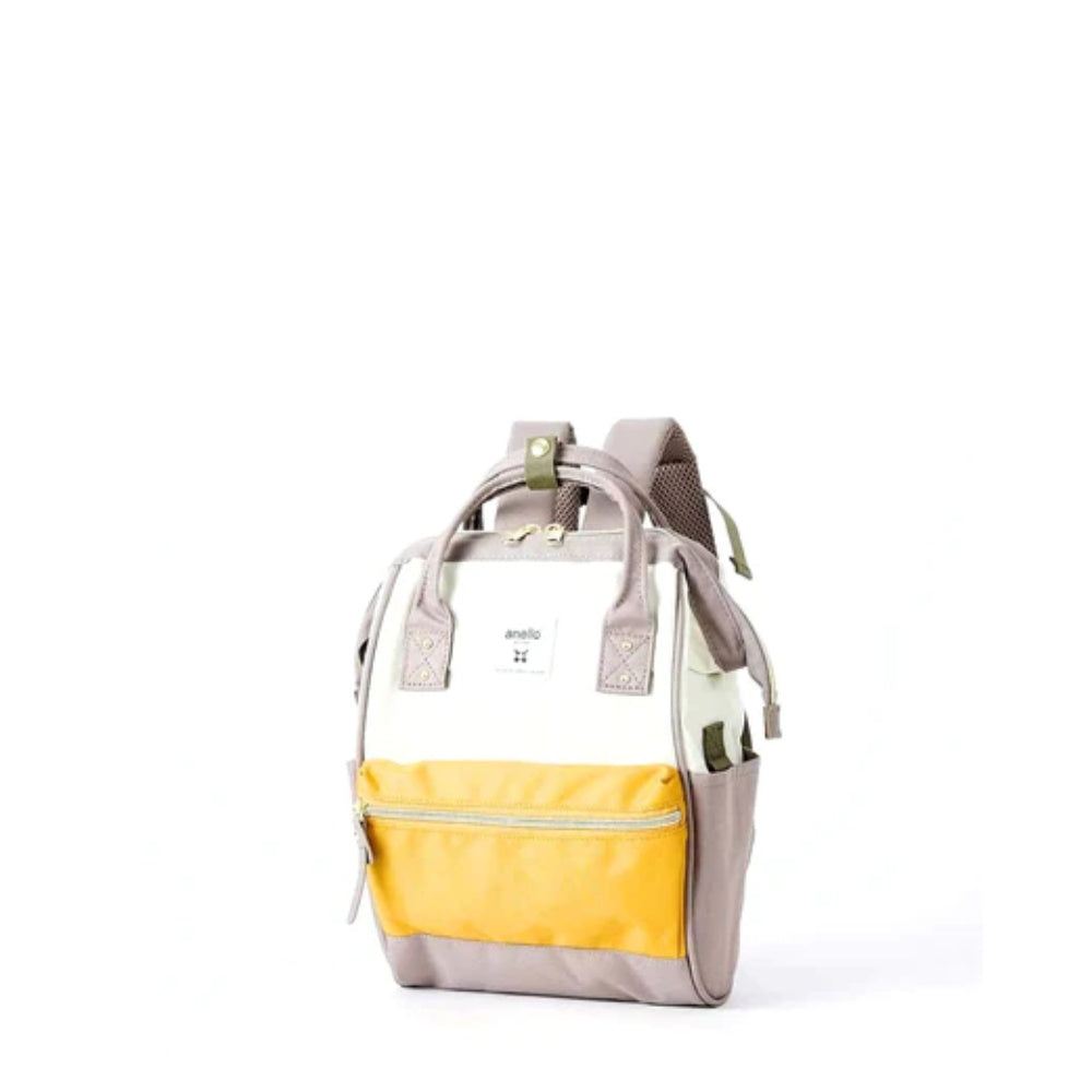 Backpack XS Brown Grey Yellow 4373