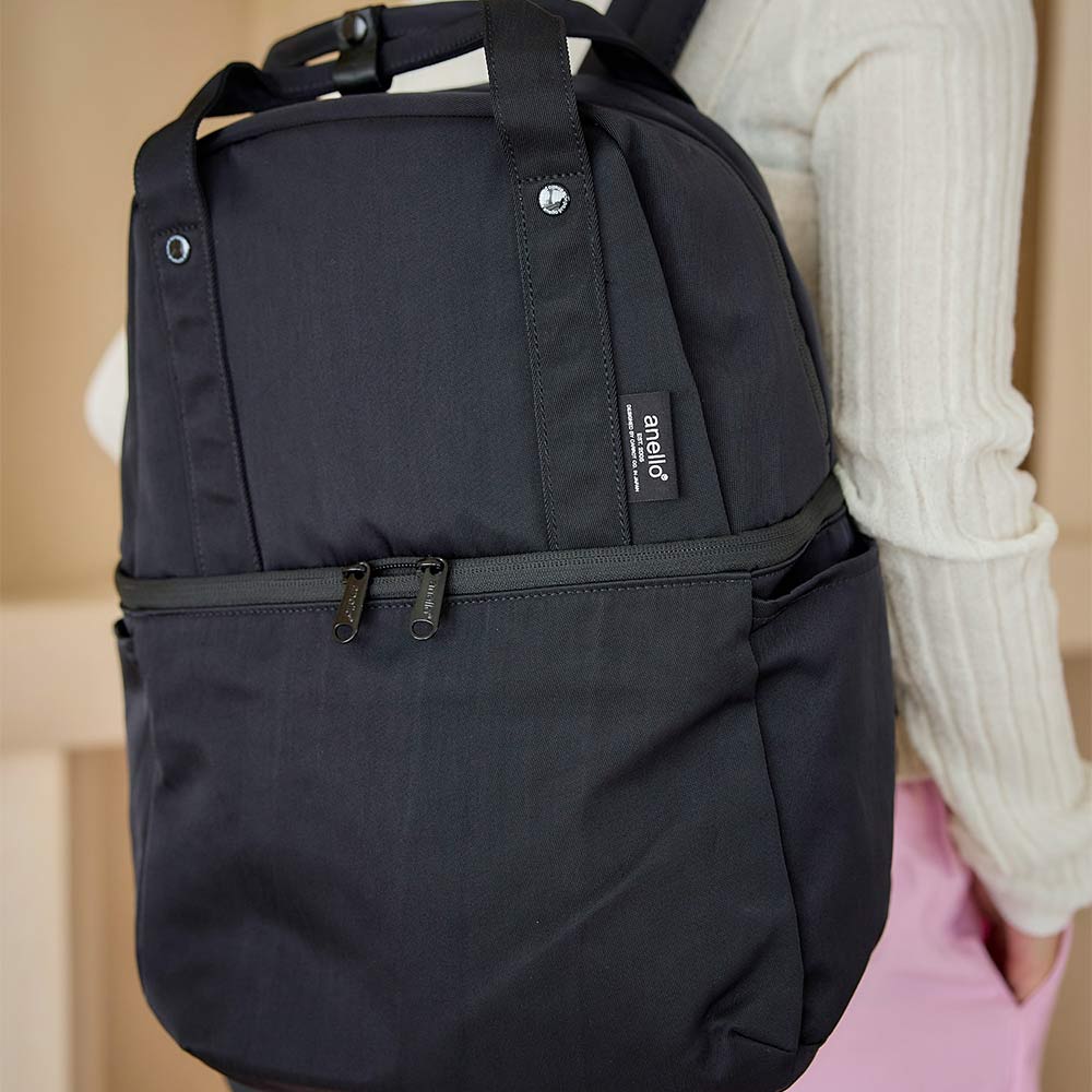 Layer Black Backpack
