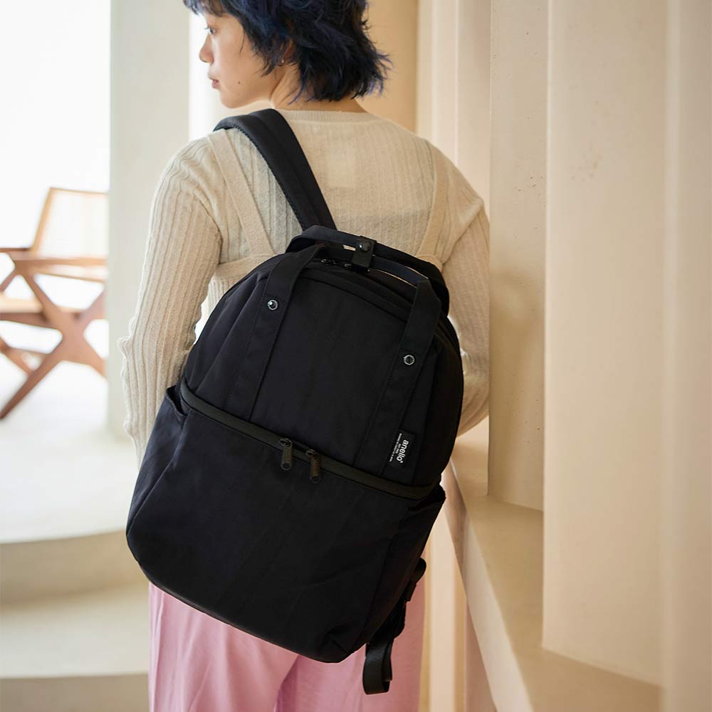 Layer Black Backpack