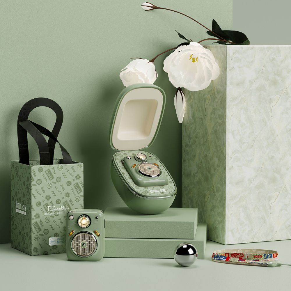 Beetles-FM Speaker Green