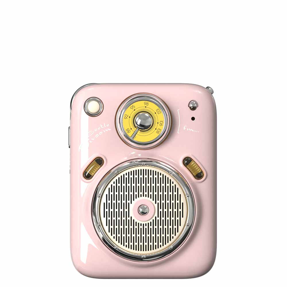 Beetles-FM Speaker Pink