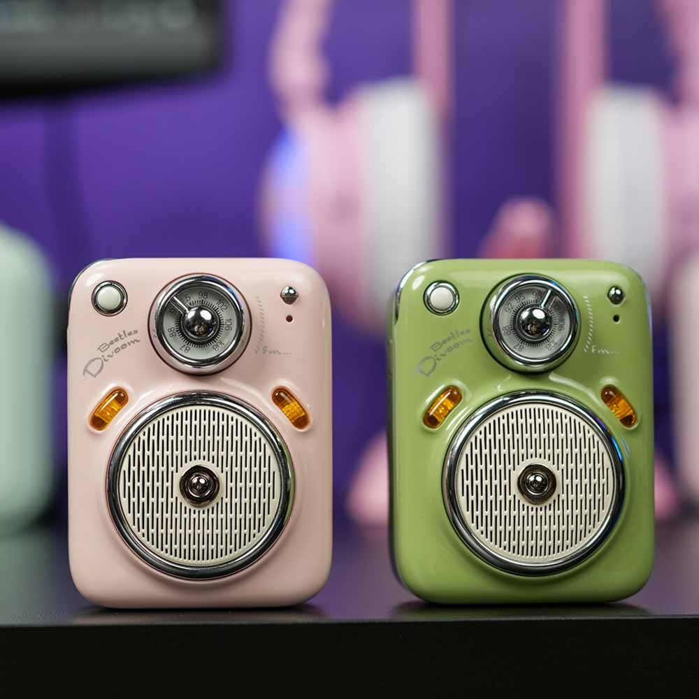 Beetles-FM Speaker Pink
