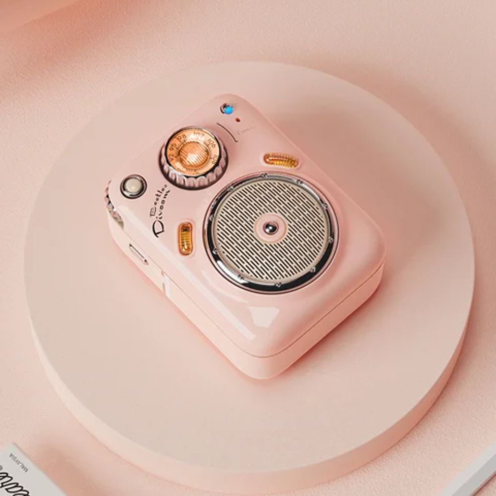 Beetles-FM Speaker Pink