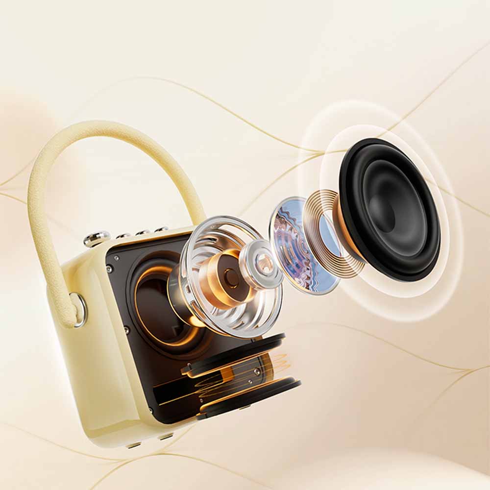 רמקול עם מיקרופון SongBird - SE צהוב