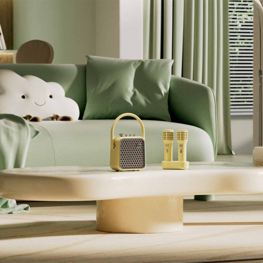 רמקול עם מיקרופון SongBird - SE צהוב