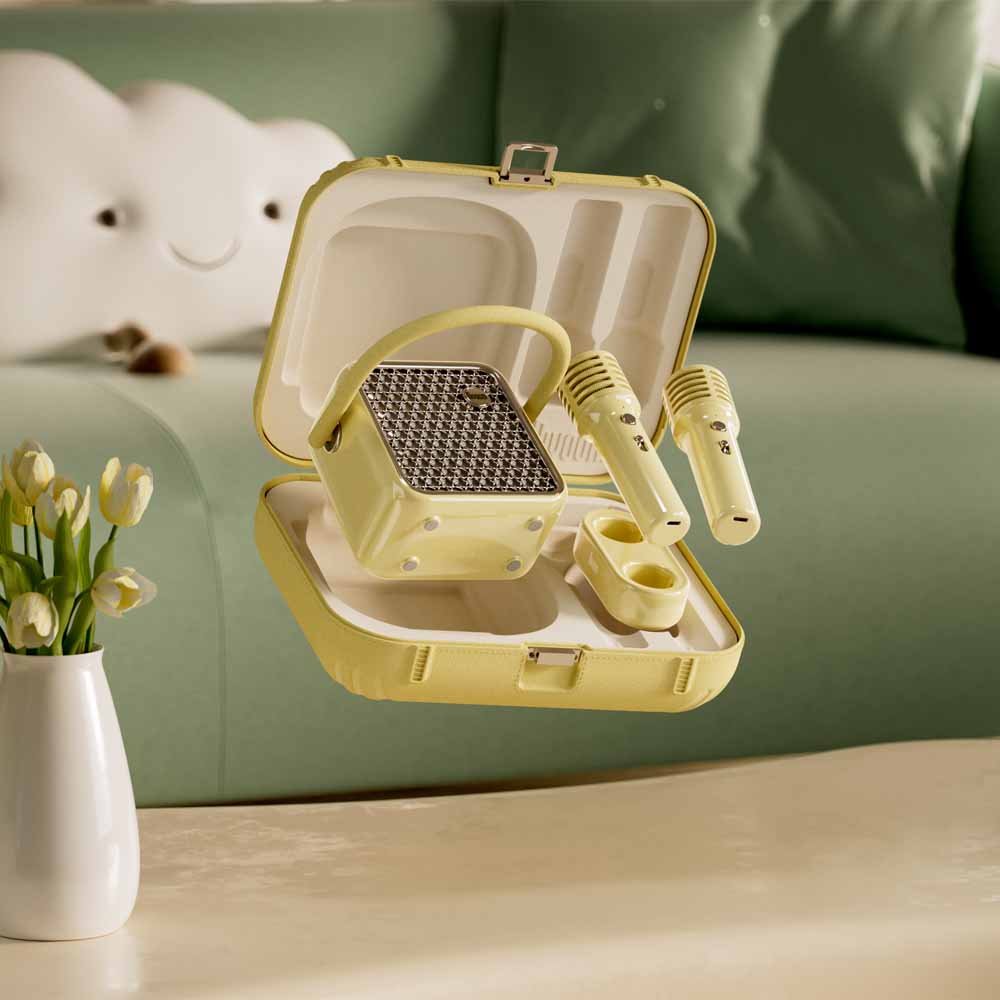 רמקול עם מיקרופון SongBird - SE צהוב