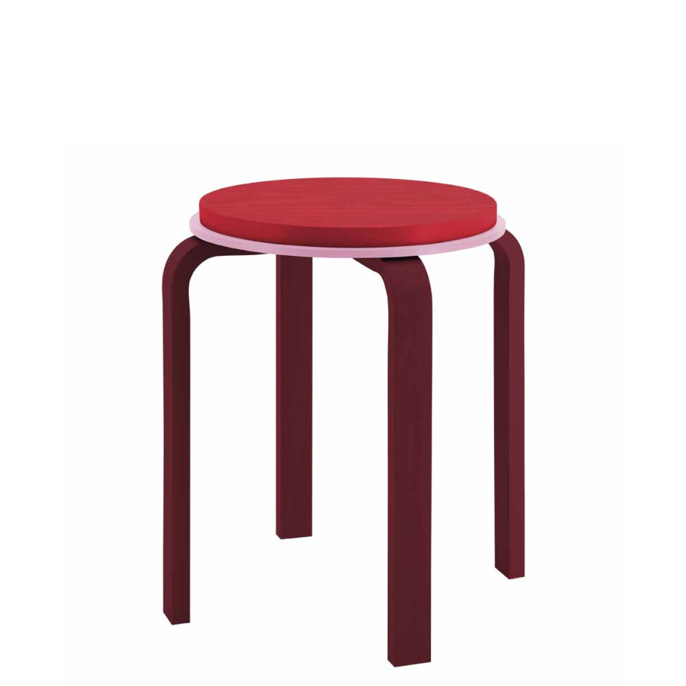 שרפרף עץ MAX אדום