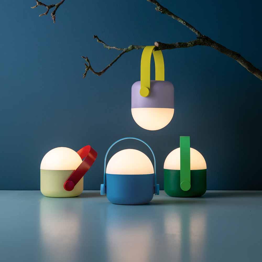 מנורת לד ניידת OLE חול / אדום