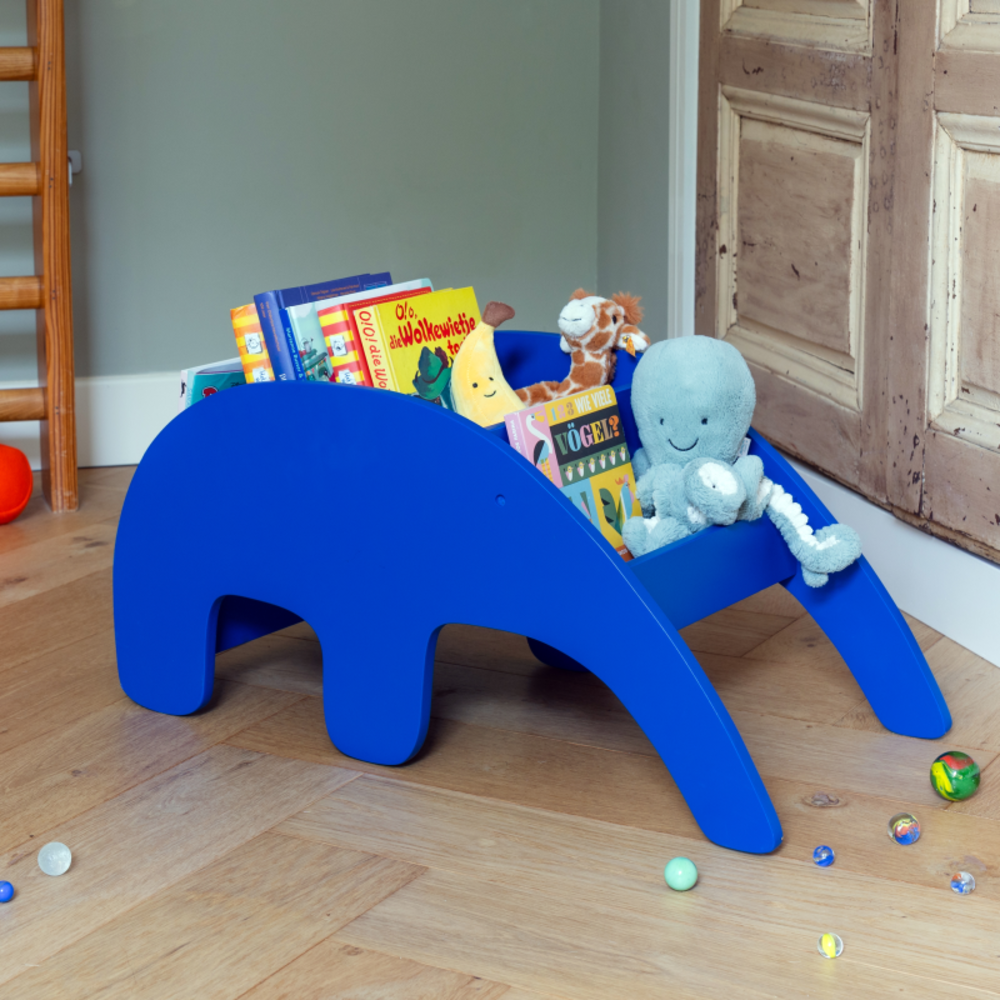 מדף ספרים EDGAR כחול